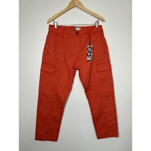 LRG Men's Orange Cargo Pants